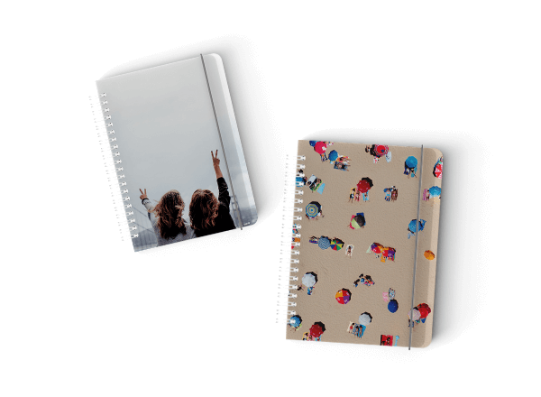 Personalised Spiral Notepad with your own photos and images