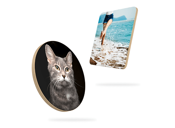 Personalised Wooden Coaster with your own photos and images