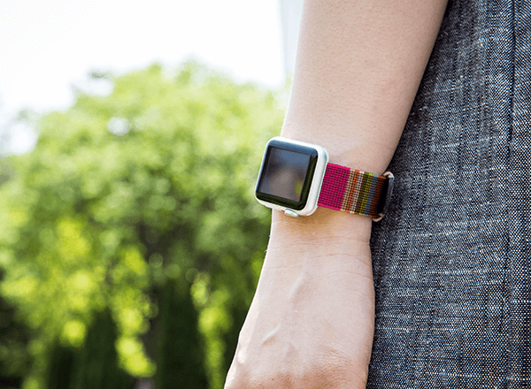 Personalised Nylon Apple watch straps with your design